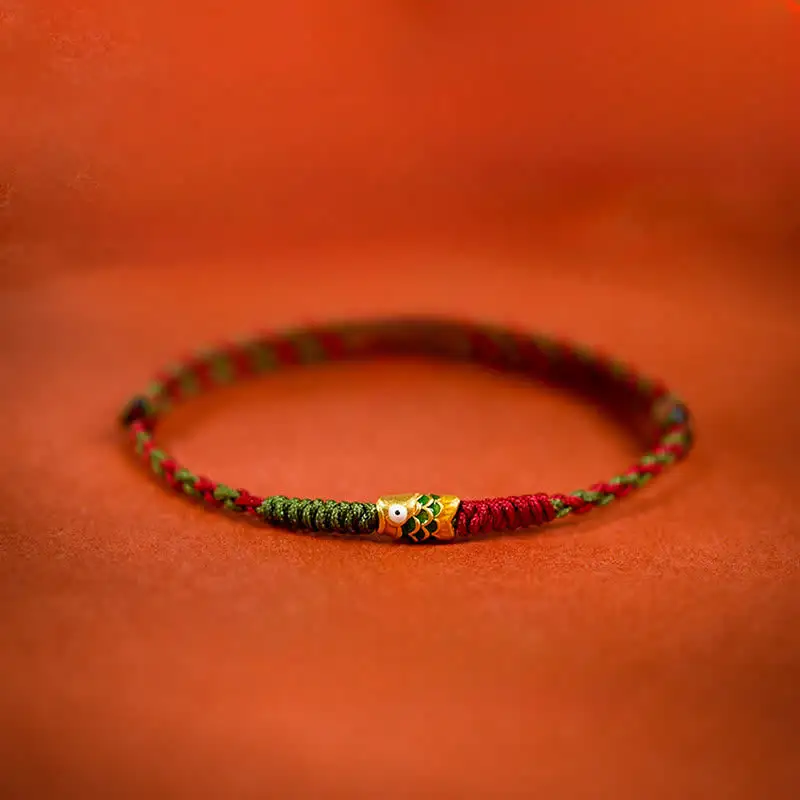 Braided String Koi Fish Bracelet Anklet