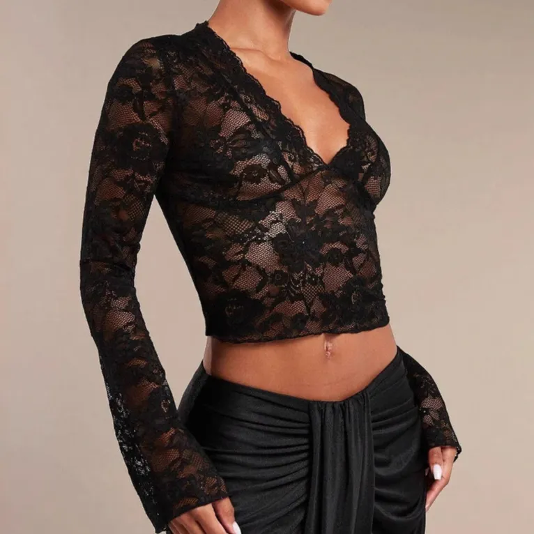 Effortless Lace Tailored Blouse