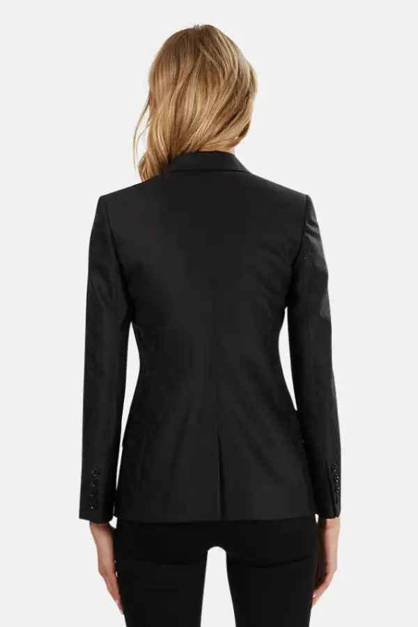 Striped Cashmere Wool Blazer