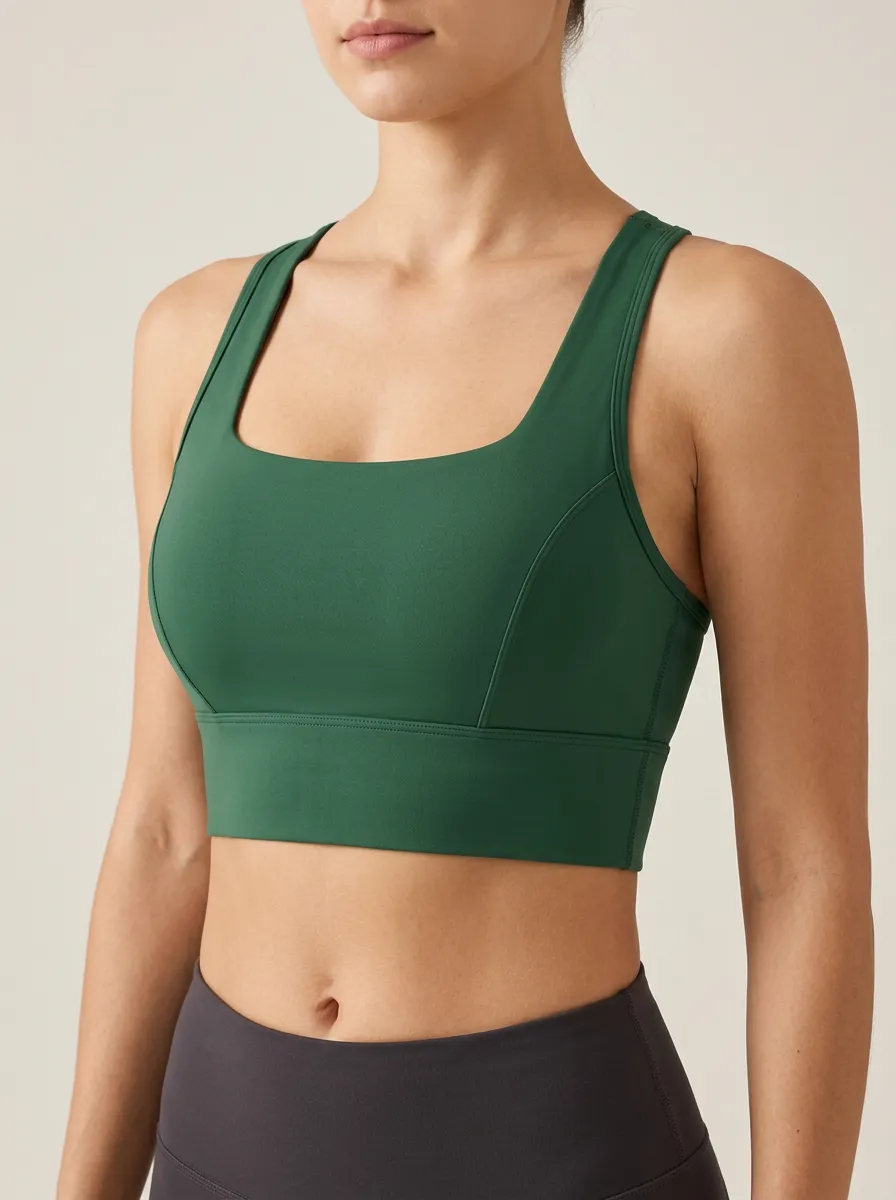 Women's Studio Square Neck Sports Bra
