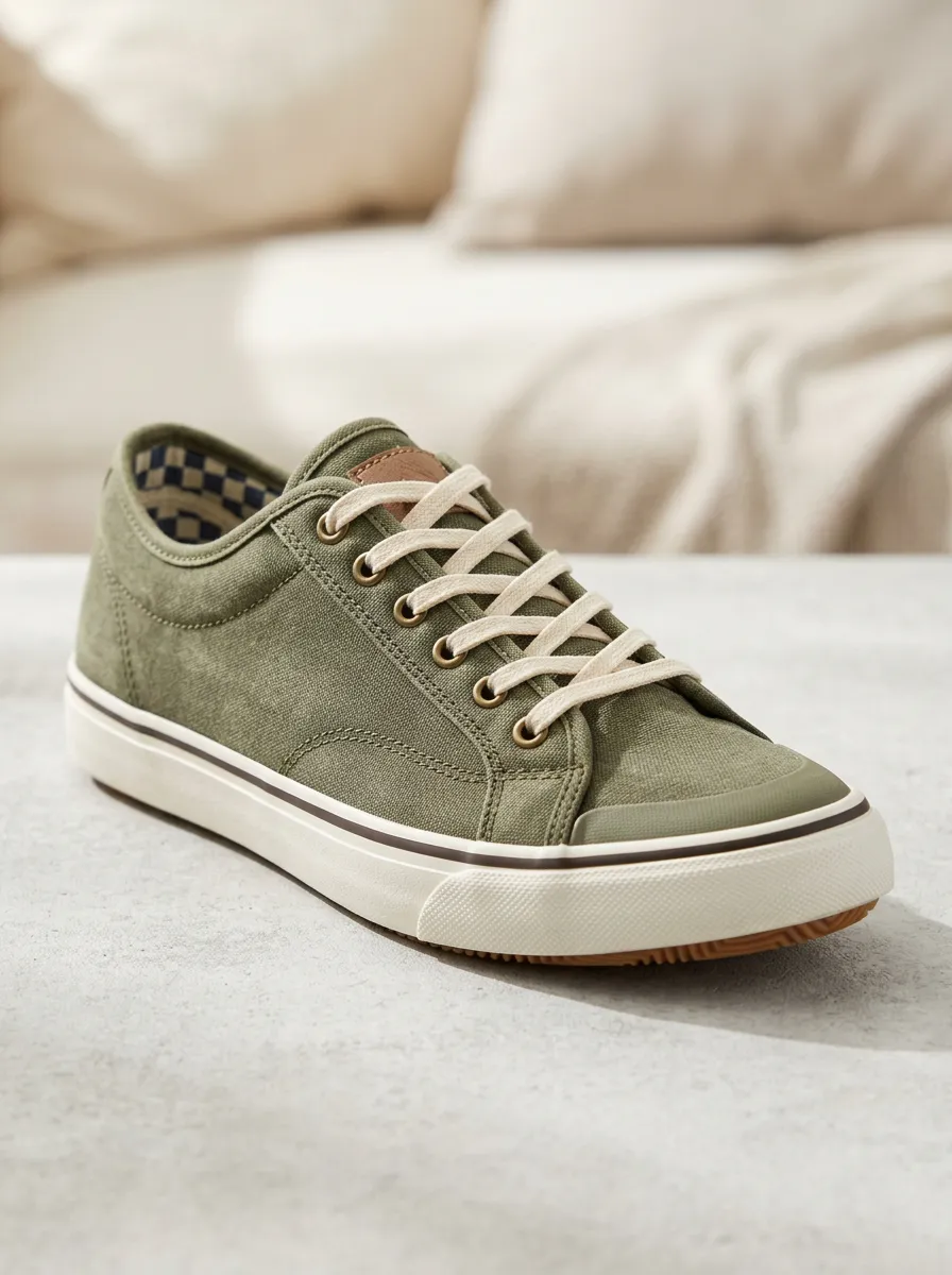 Comfort Minimalist Graphic Shape Men's Canvas Shoes