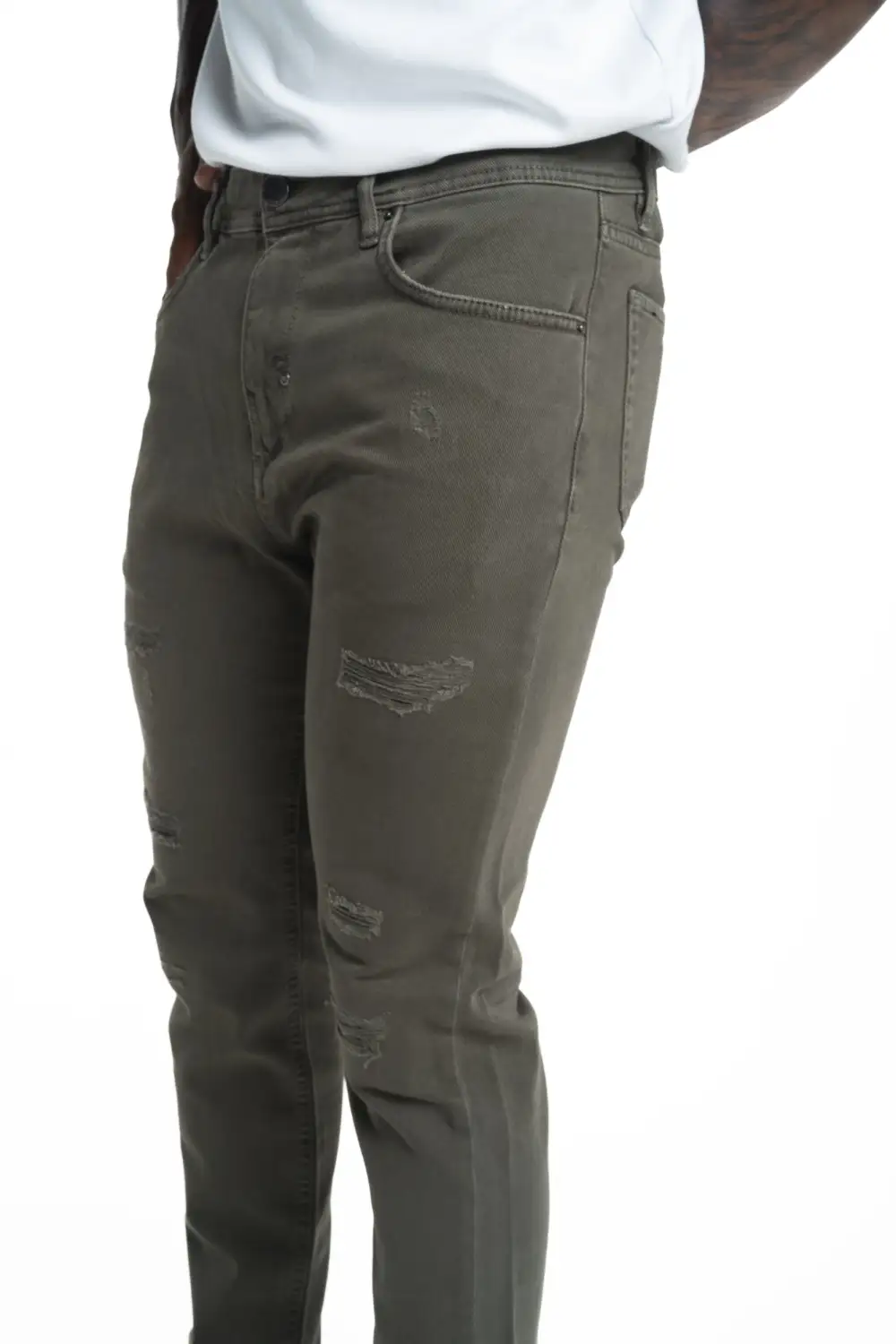 Skinny Cropped Five Pocket Jeans