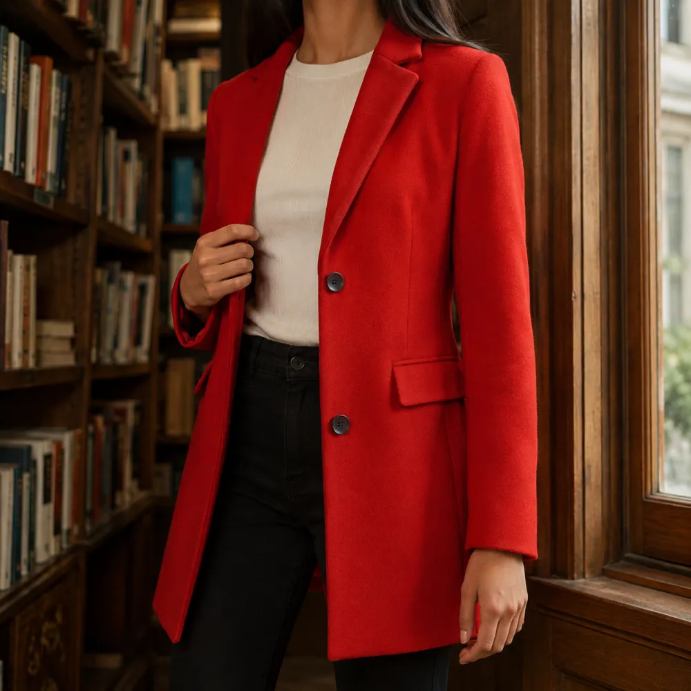 Tailored Notched Lapel Jacket