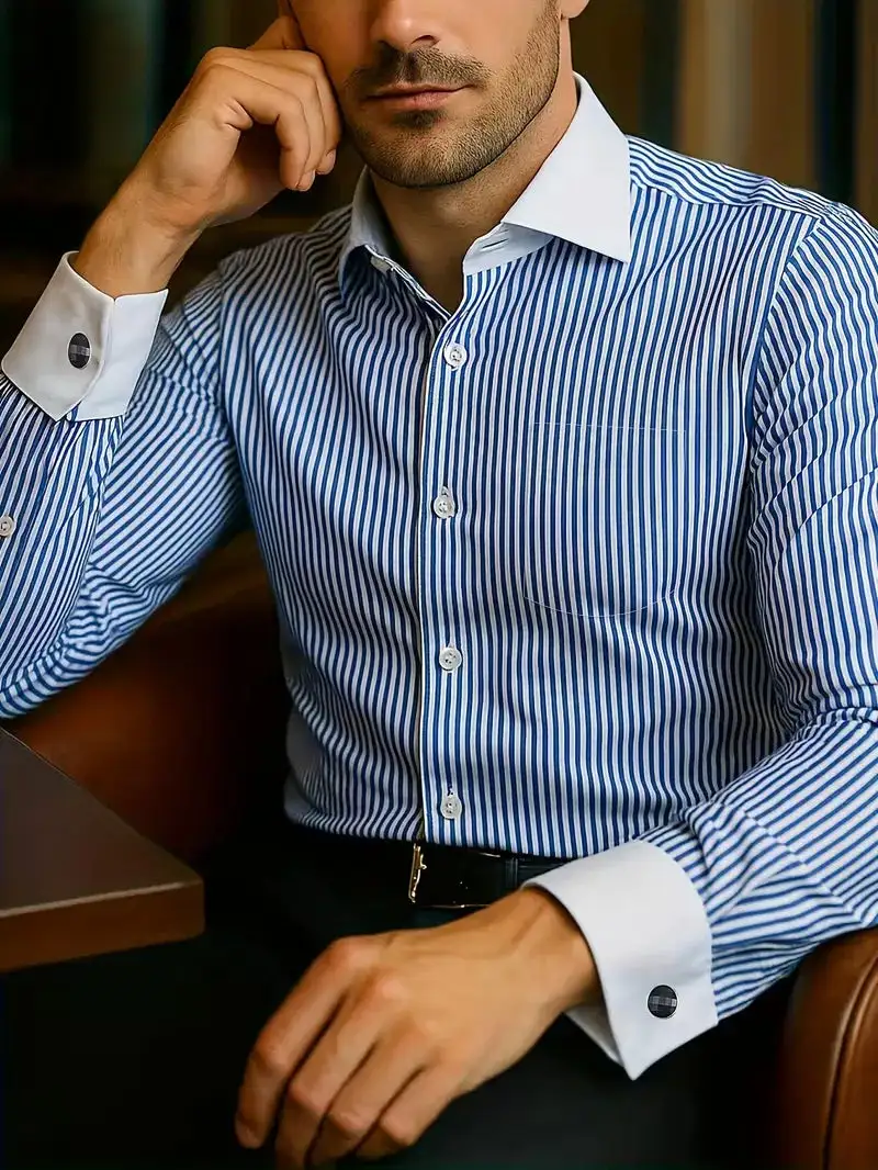 Textured Refined Everyday Casual Shirt