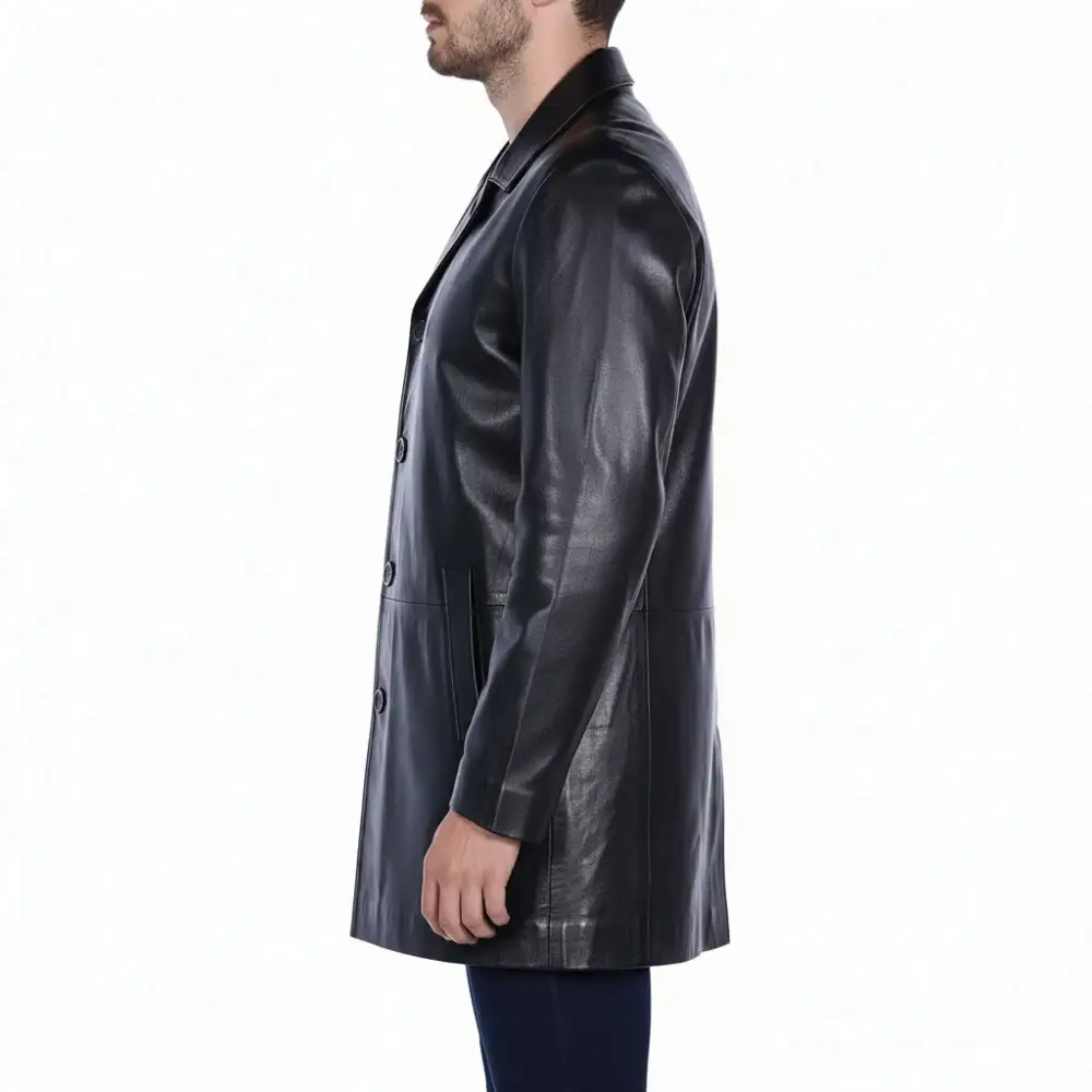 Leather Classic Coat
