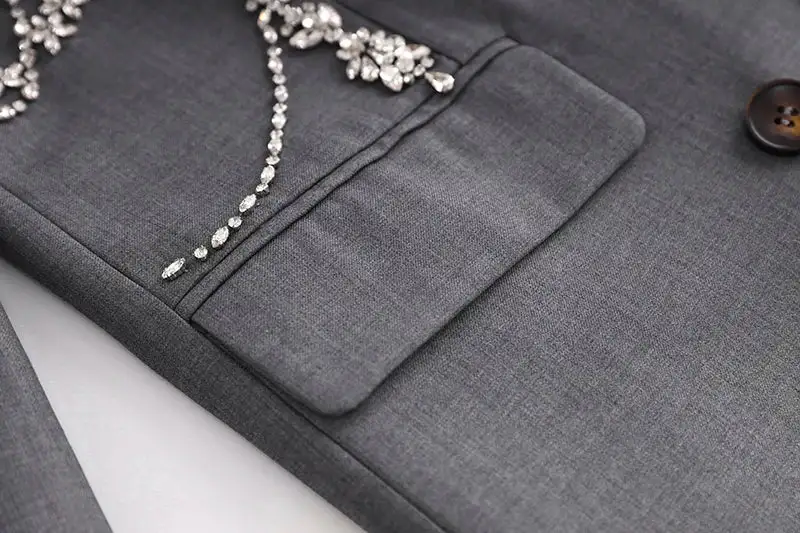 Shimmer Beaded Blazer