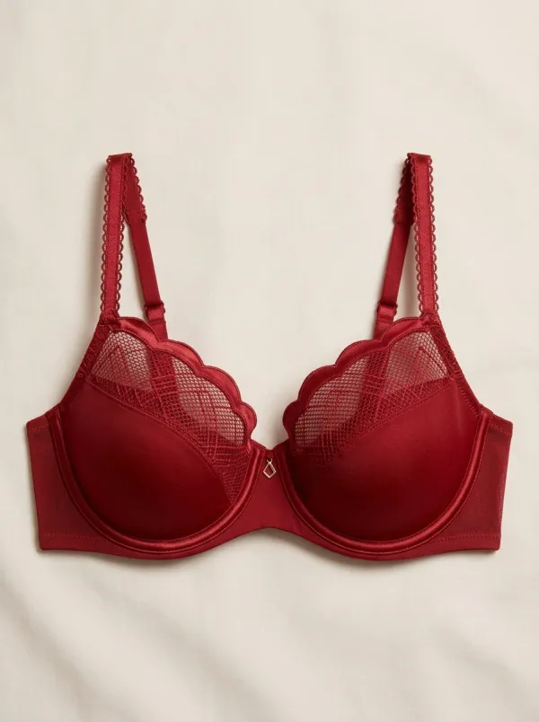 Women's Classic Underwire Lace-Trim Bra