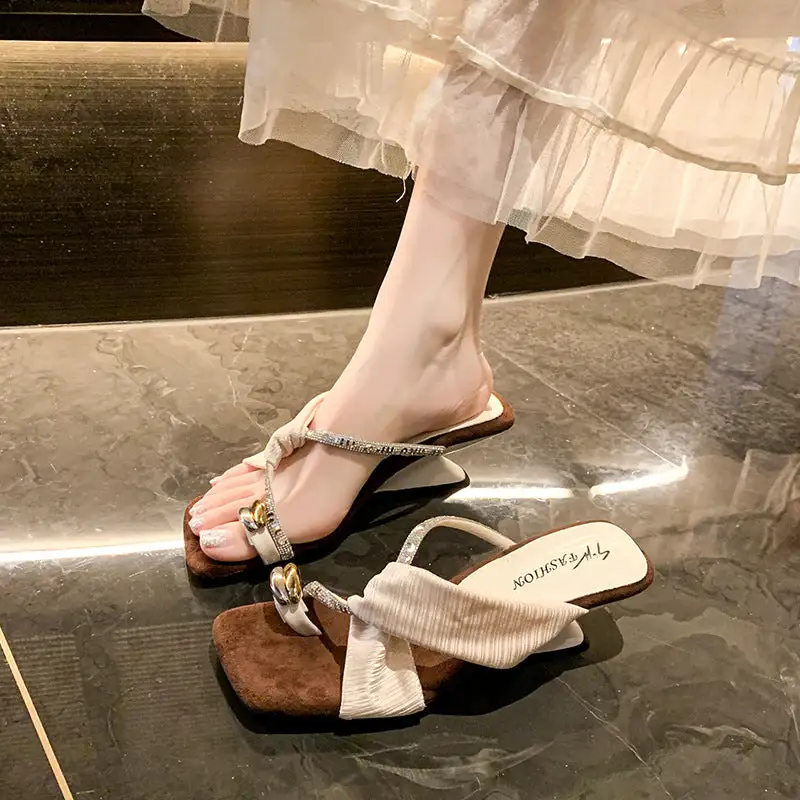 Rhinestone Detail Sandals