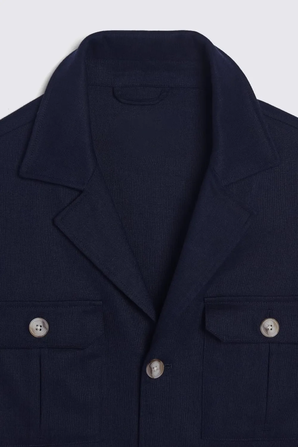 Linen Pleated Jacket with Neutral Textured Colors
