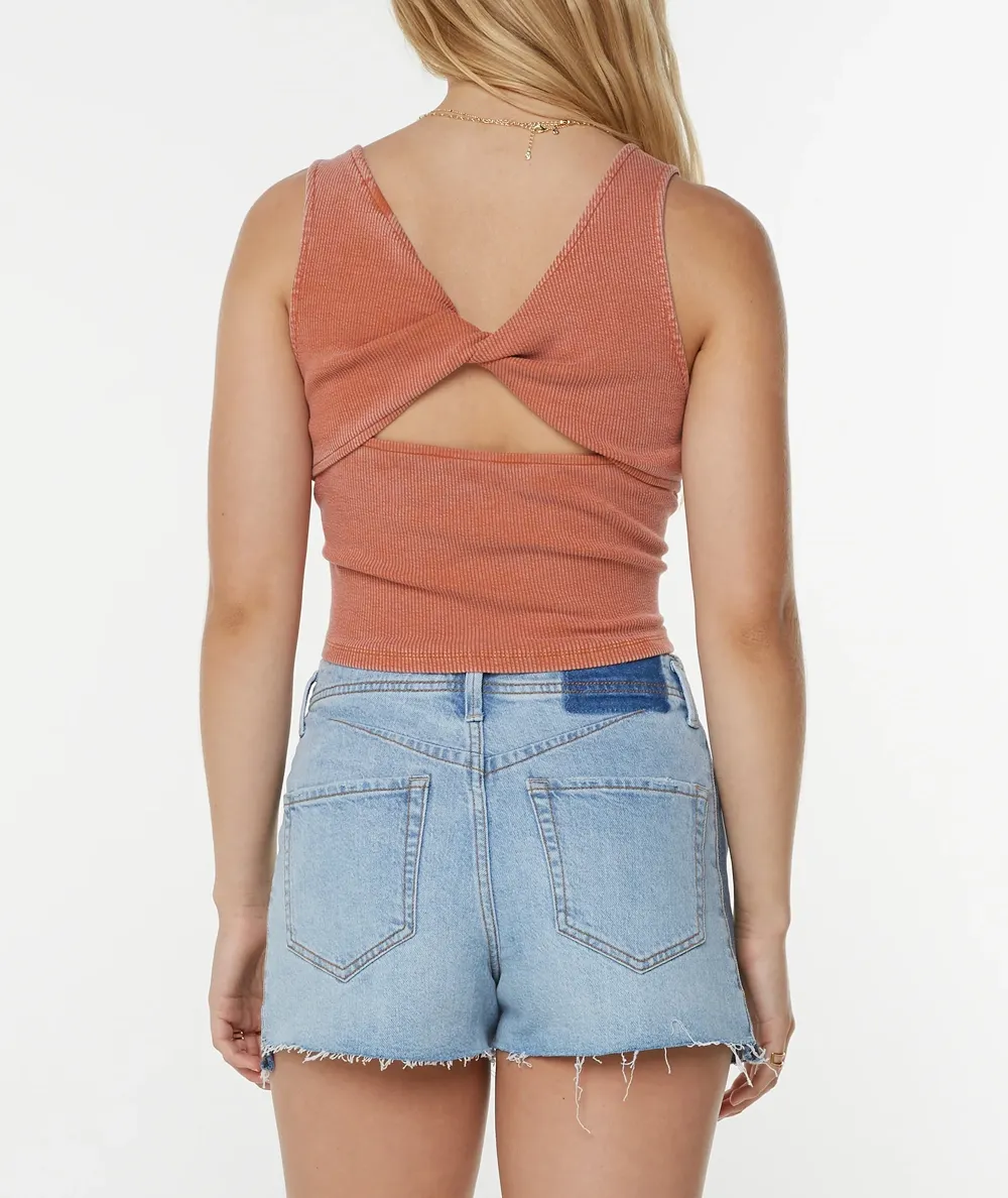 Plain-Colored Small Backless Women's Vest