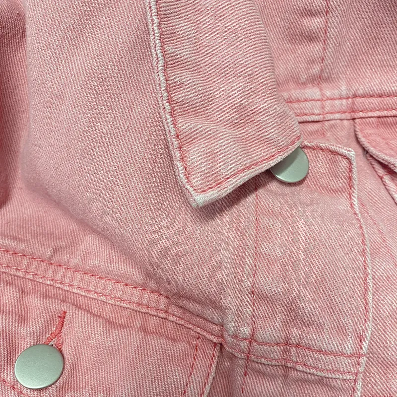 Washed Denim Utility Pocket Jacket