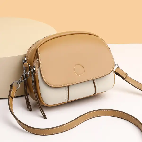 Compact Round Crossbody Bag