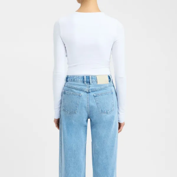 Long Sleeve Fitted Women's Casual Top
