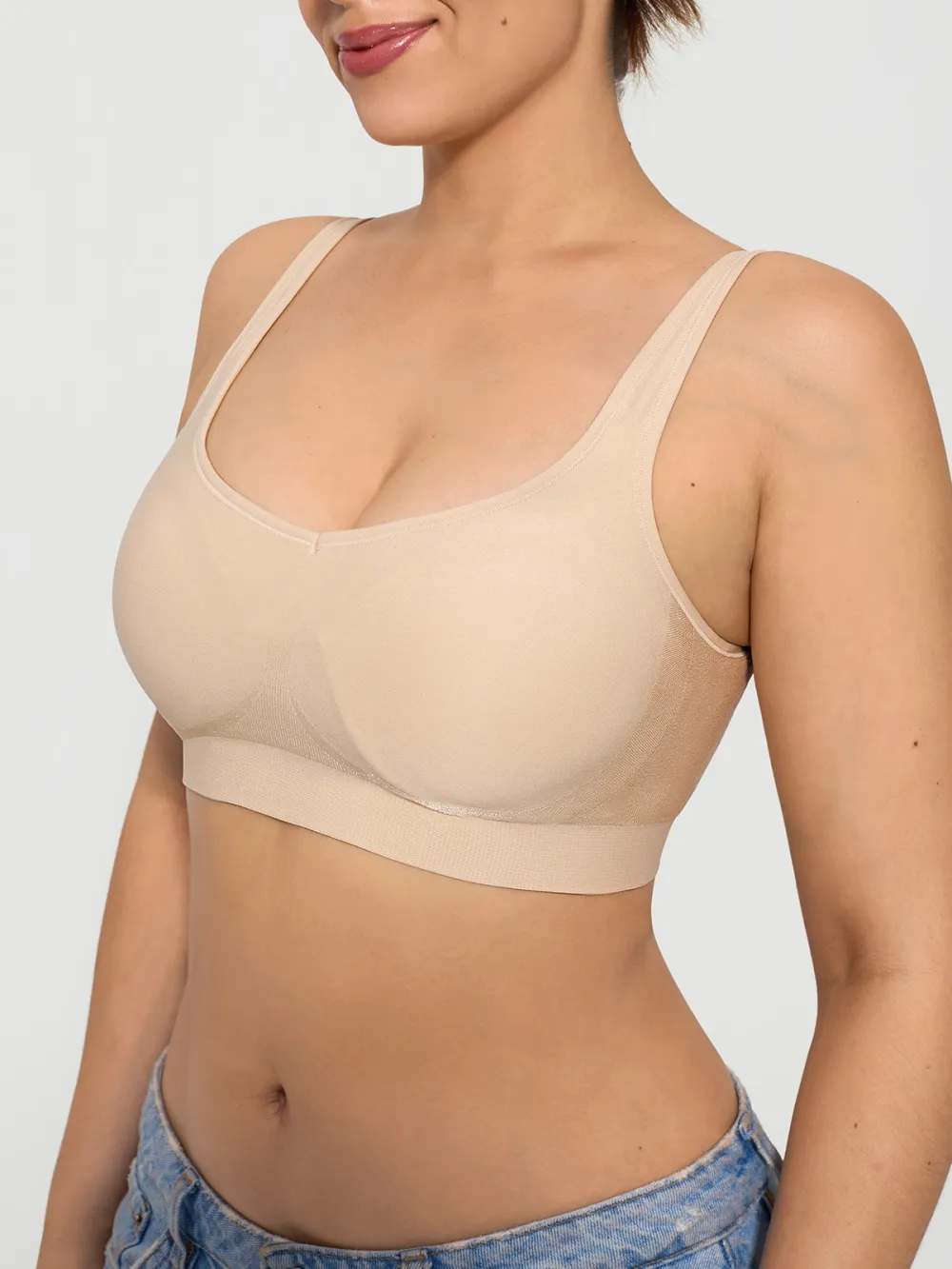 Seamless Comfort Wide Strap Bra