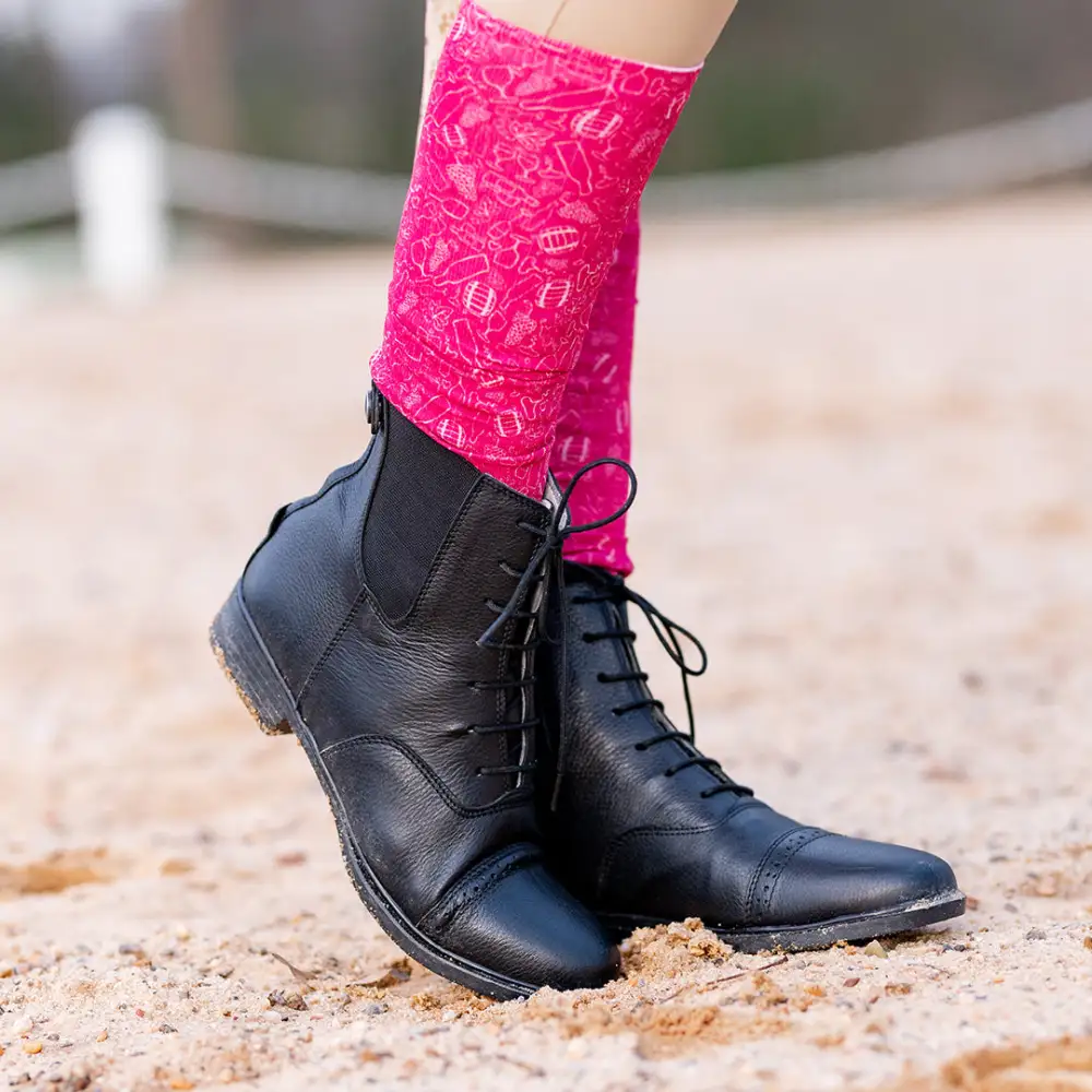 Women's Paddock Lace-Up Back Zip High-Top Ankle Boots