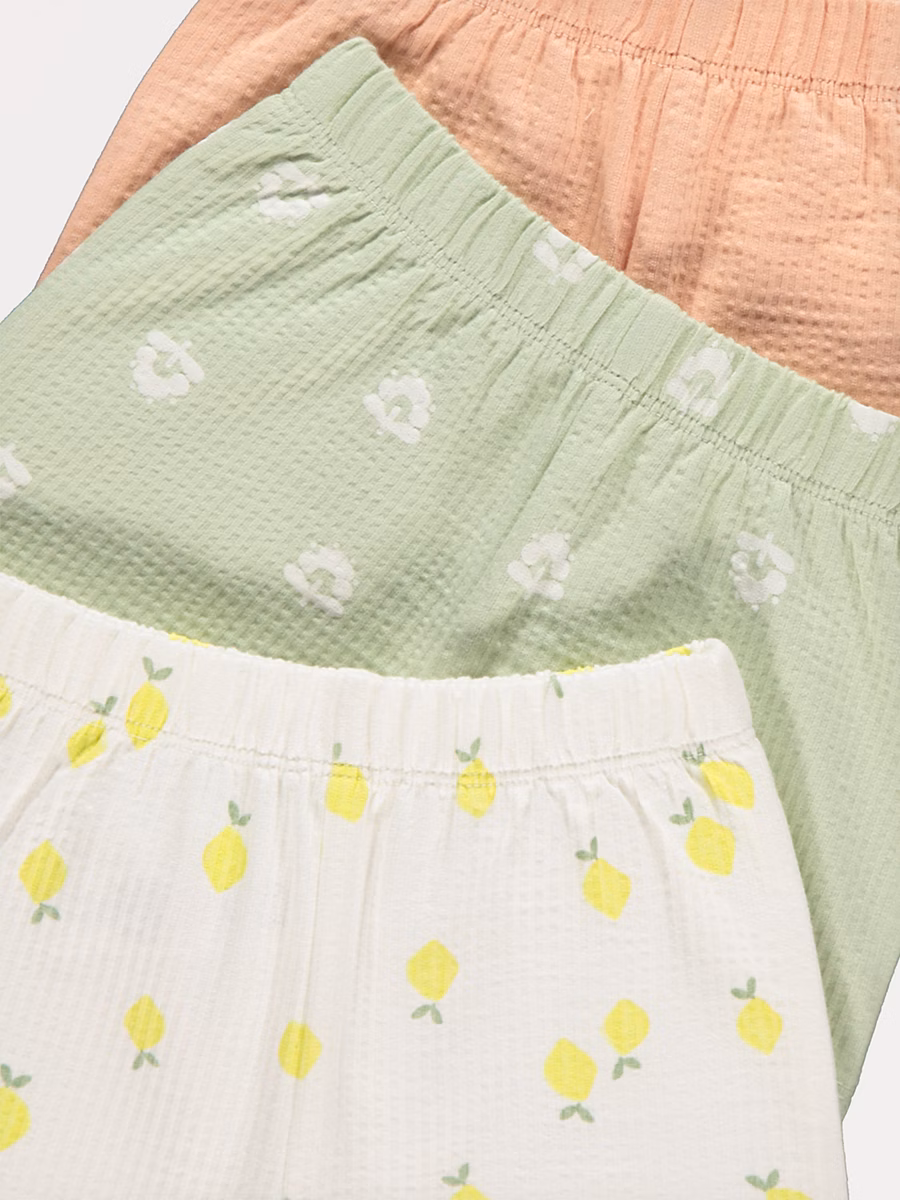 Pastel Textured Shorts 3 Pack detail 1
