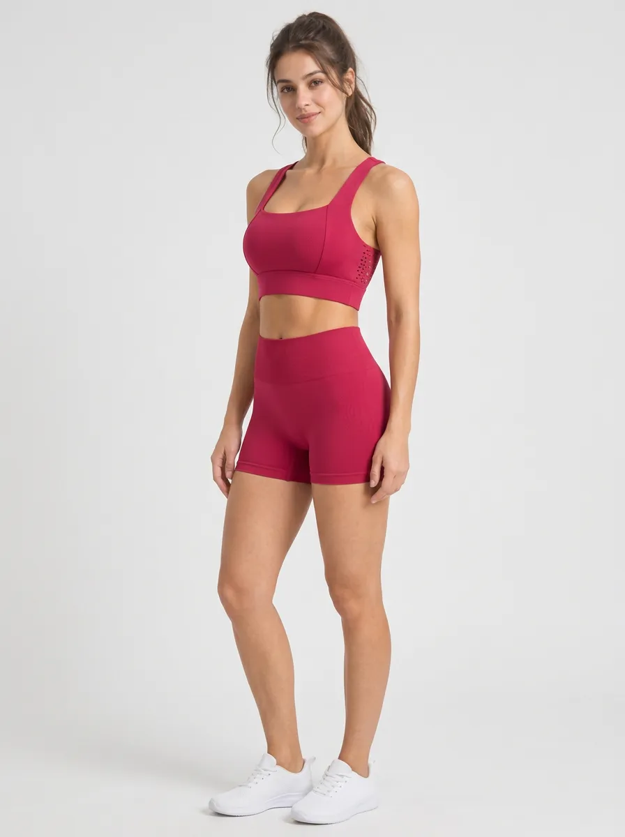 Women's Seamless Laser Cut Sports Bra