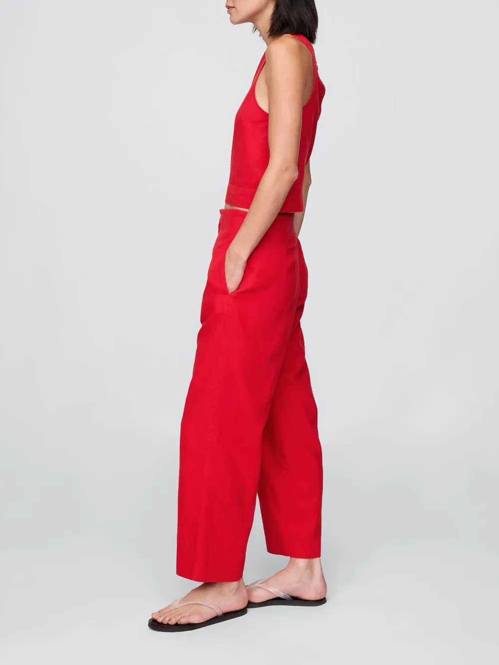 Loose Zipper Trousers