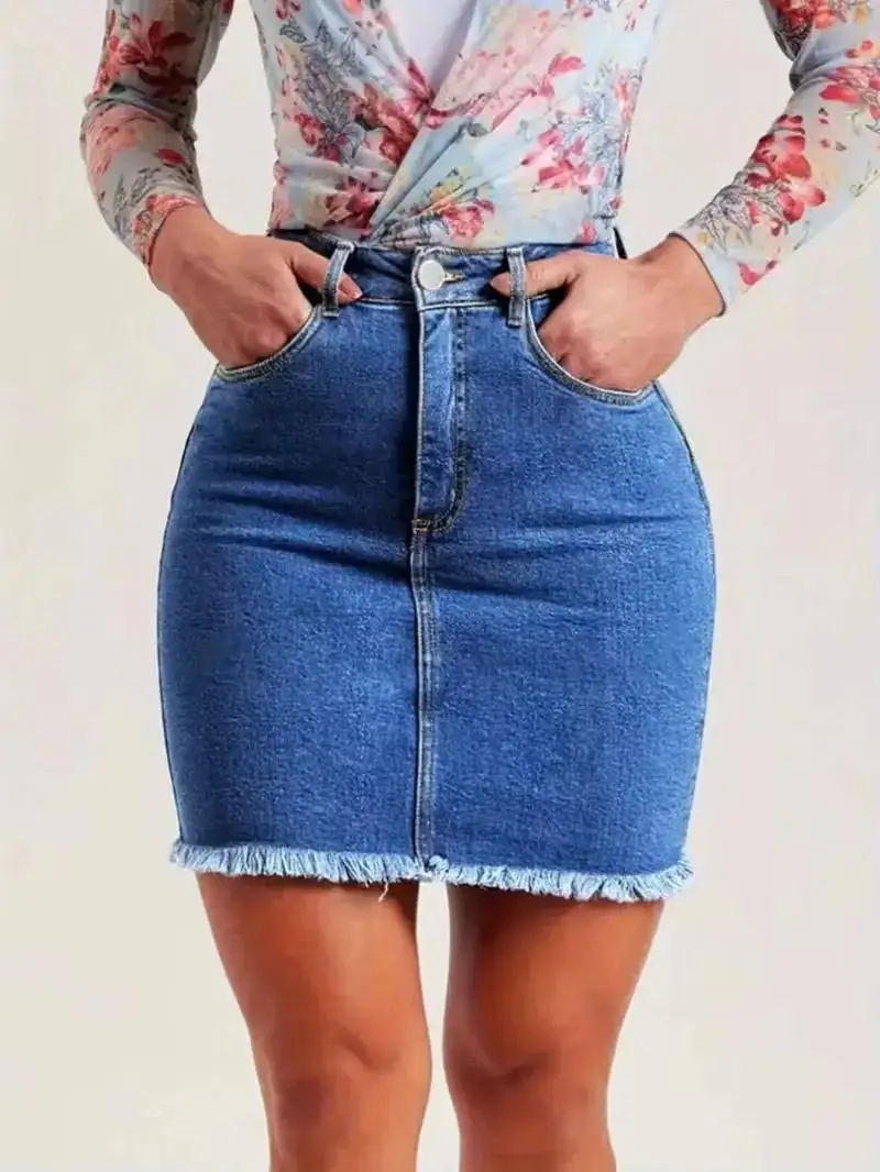 Modern High Waist Everyday Skirt