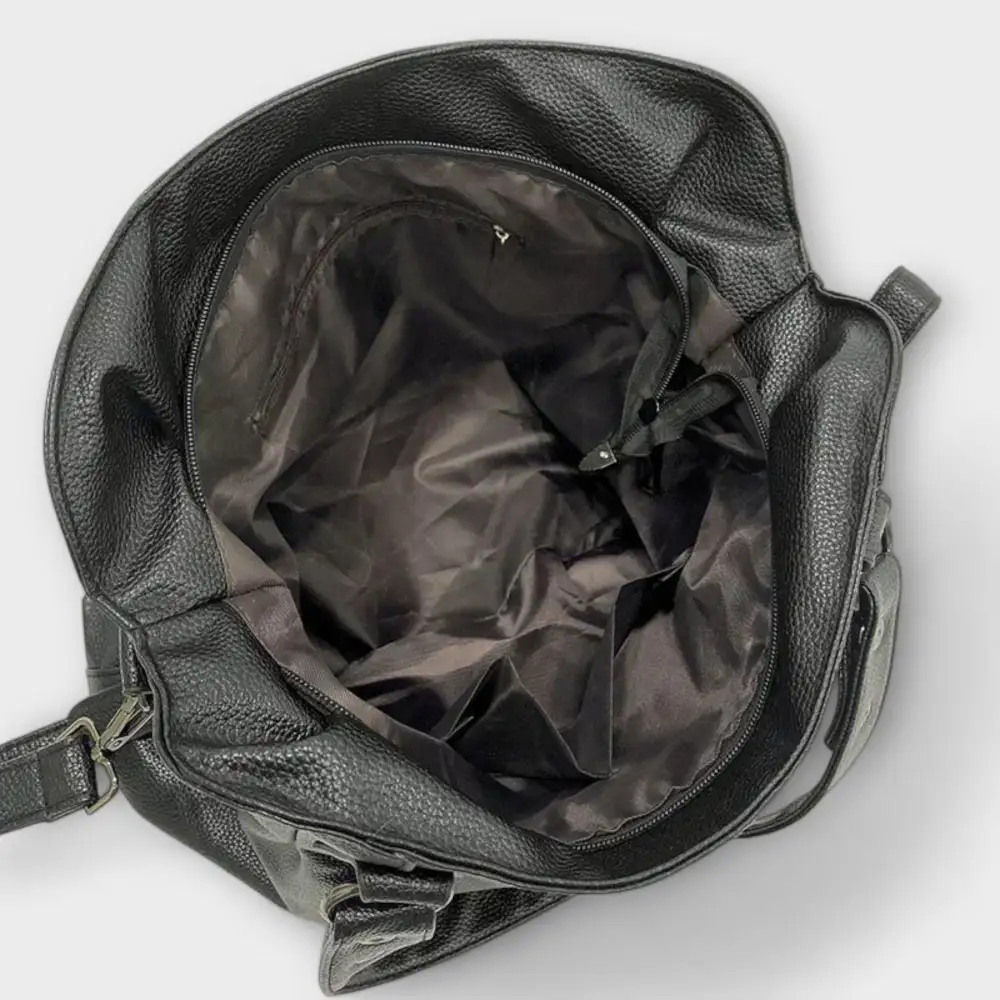 Pebbled Leather Shoulder Bag