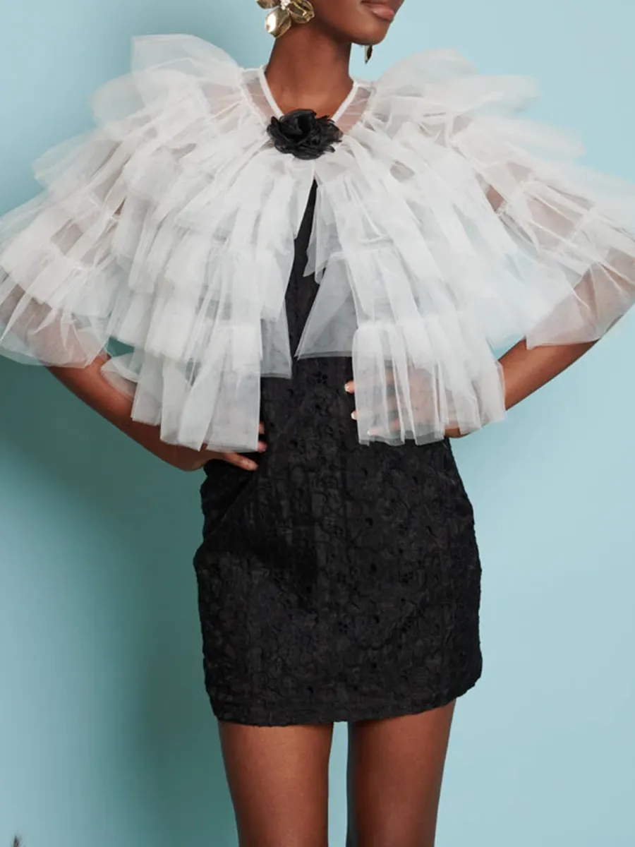 Casual Spell Tulle Bolero