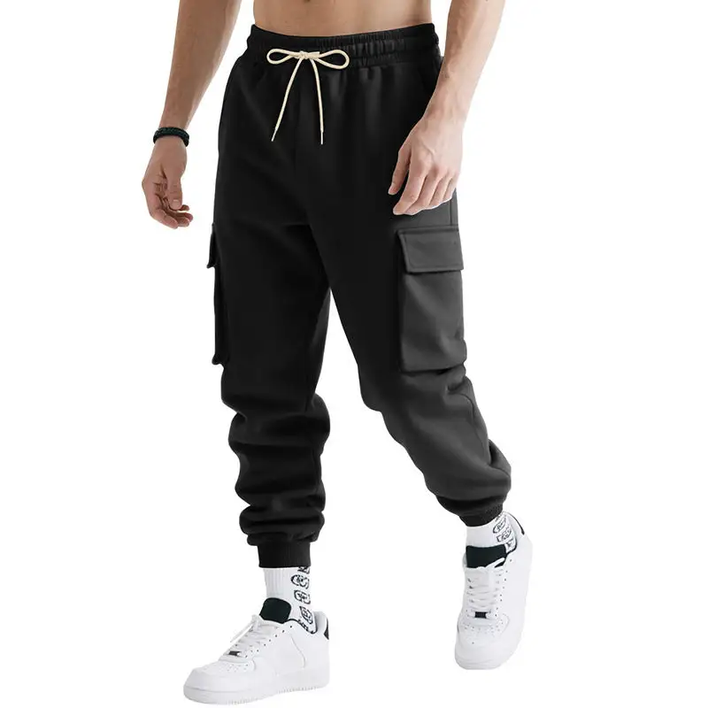 Men's Technical Cargo Pockets Waistband Cargo Pants