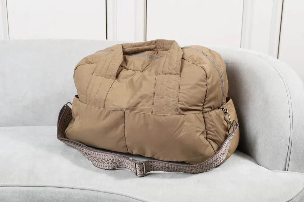 Fluffy Duffle Bag with Strap (Big)
