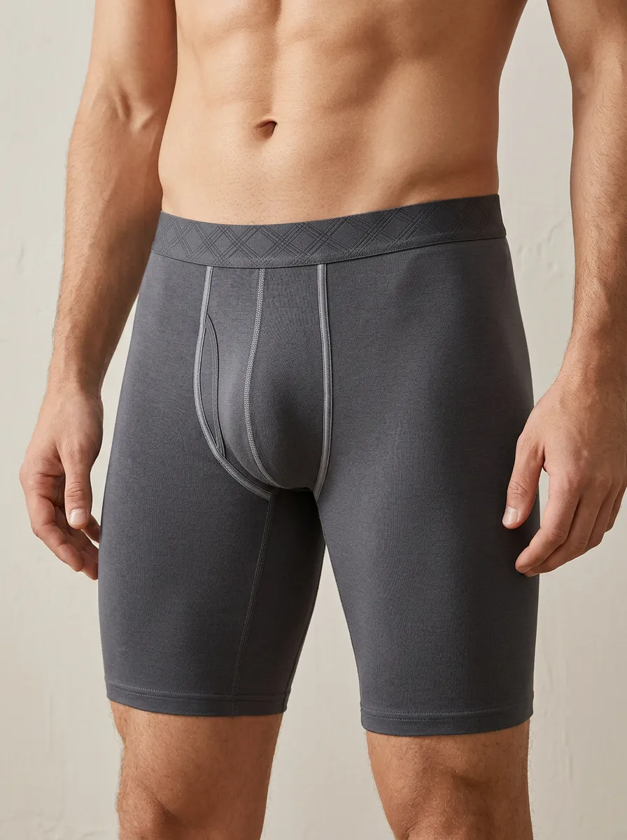 Men's Long Leg Boxer Briefs