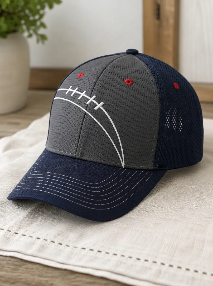 Men's Heritage Football Fan American Football Laces Printed Cap