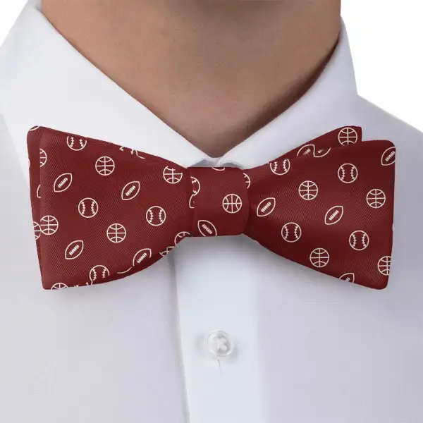 Sportsball Pattern Bow Tie