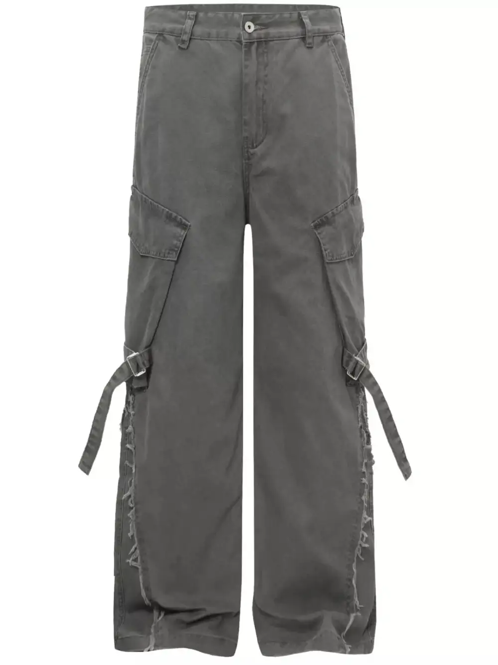 Men's Cargo Pants with Buckle Straps