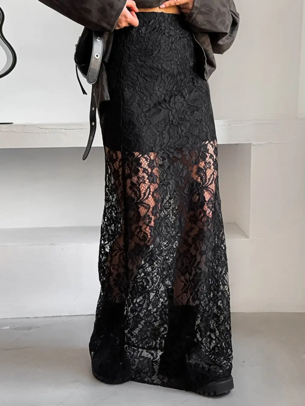 Classic Lace Maxi Skirt