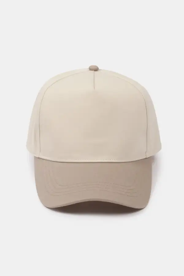 Two Tone Five Panel Panel Baseball Cap