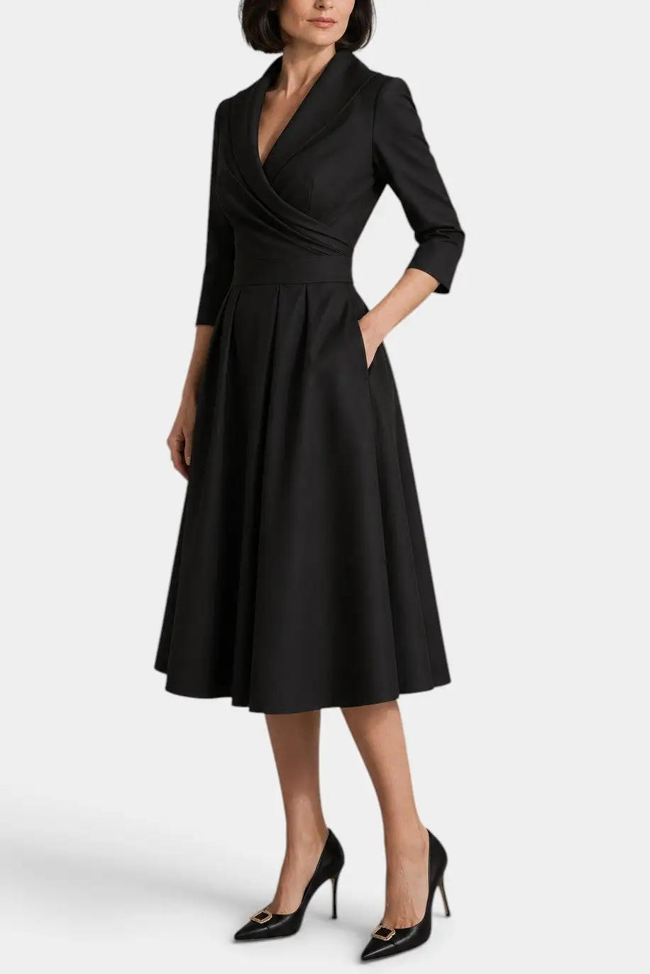 A-Line Midi Dress