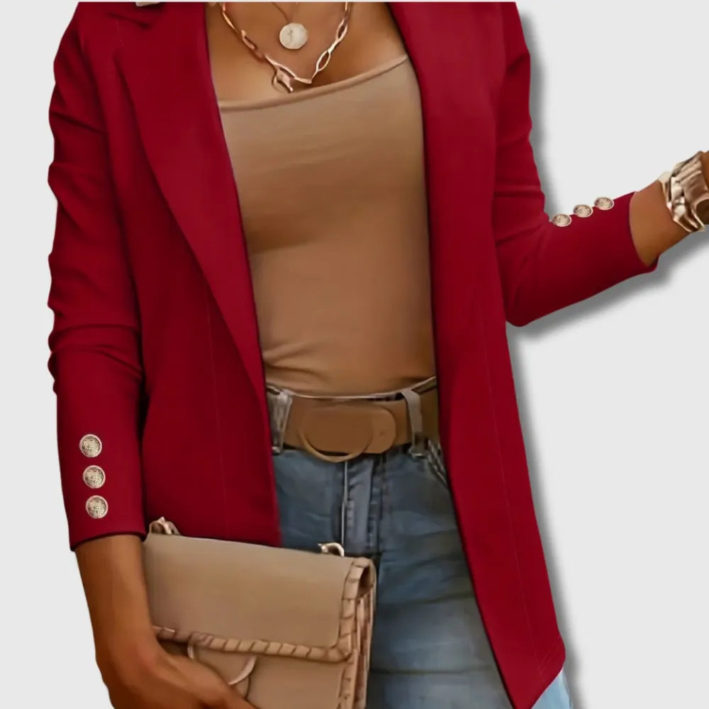 Knit Belted Blazer