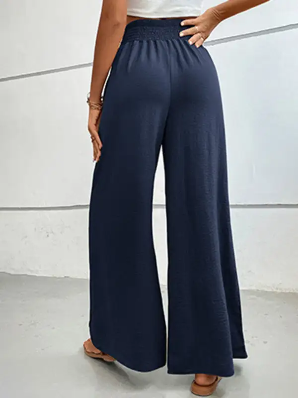 Clean Flared Wide Leg Pants