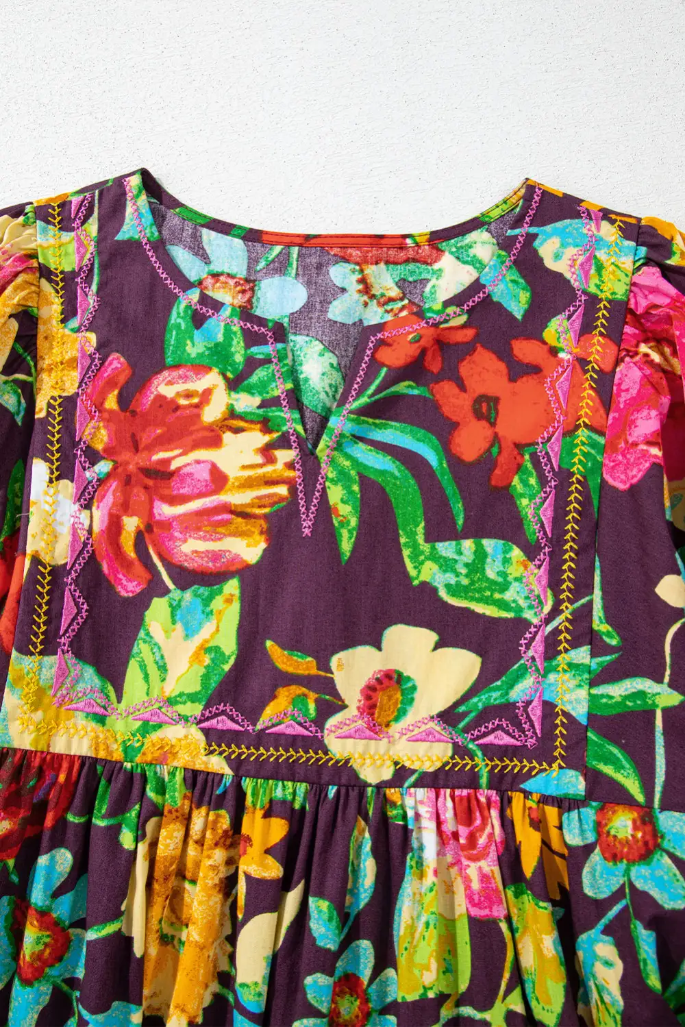 Floral Embroidered Blouse