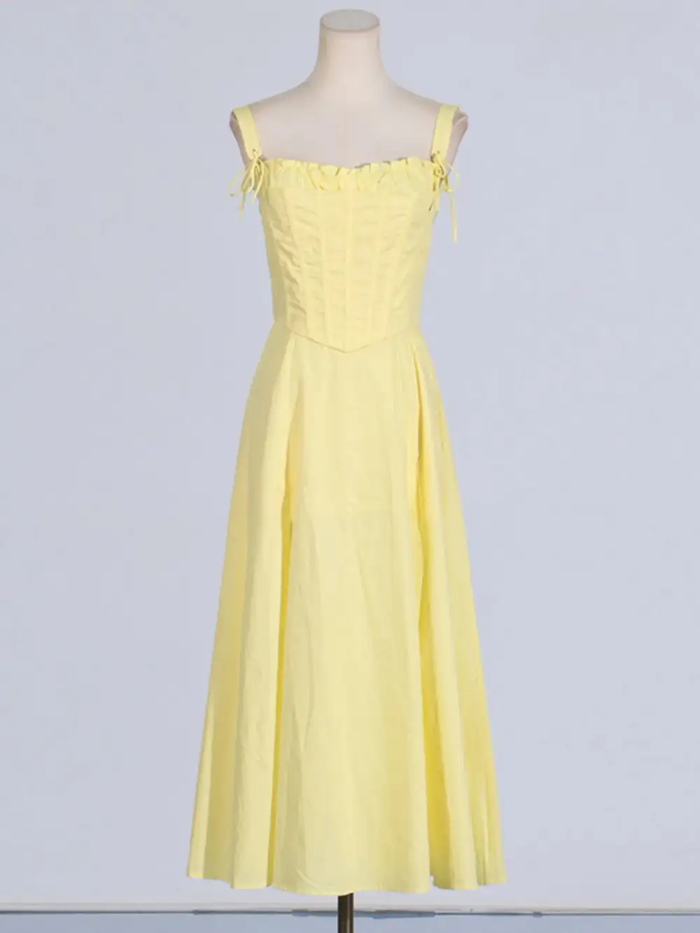 Zip Front Slit Sleeveless Midi Dress
