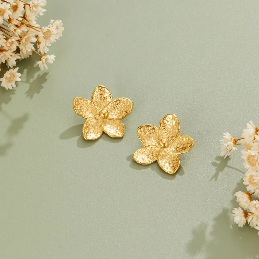 Modern Floral Earrings