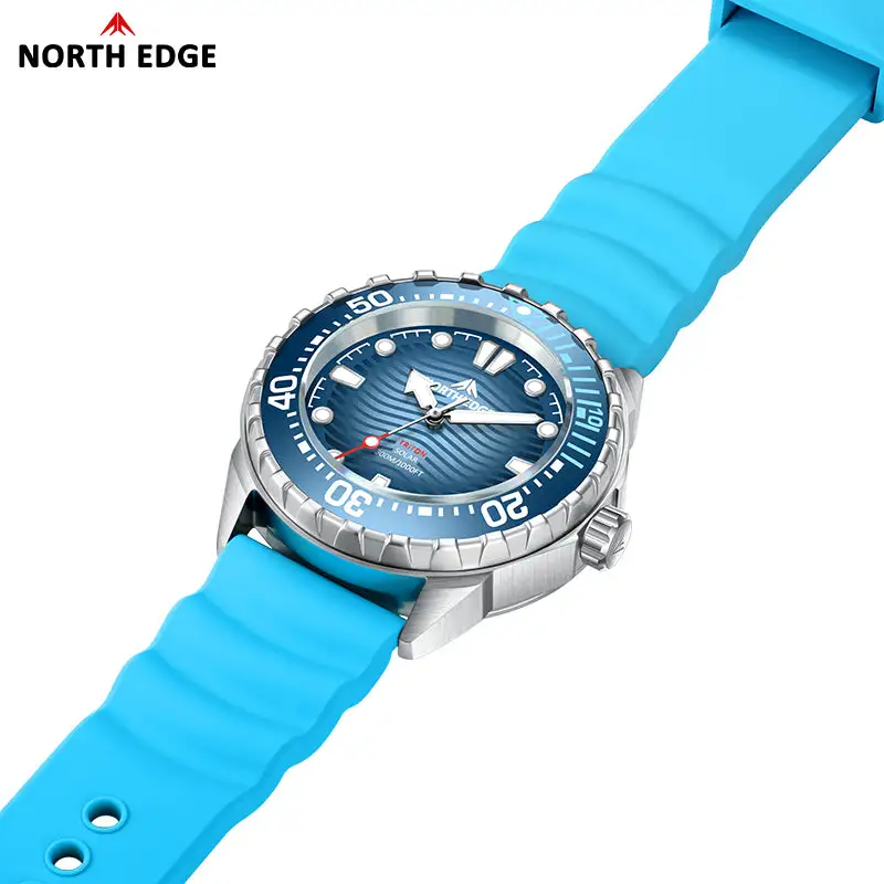 North Edge Solar-Powered Dive Adventurer Watch  Triton- Never needs a battery replacement