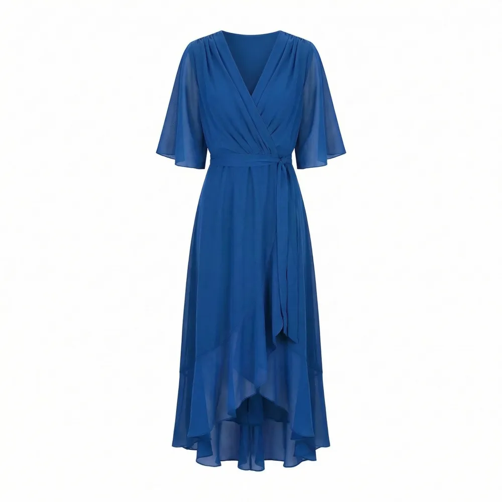  Wrap Maxi Soft Dress