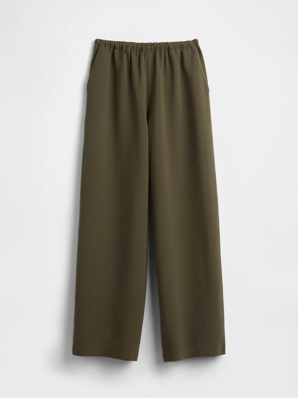 Drawstring Pure Pants