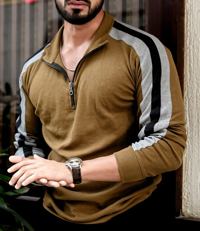 Olive Green Casual Button Up Shirt