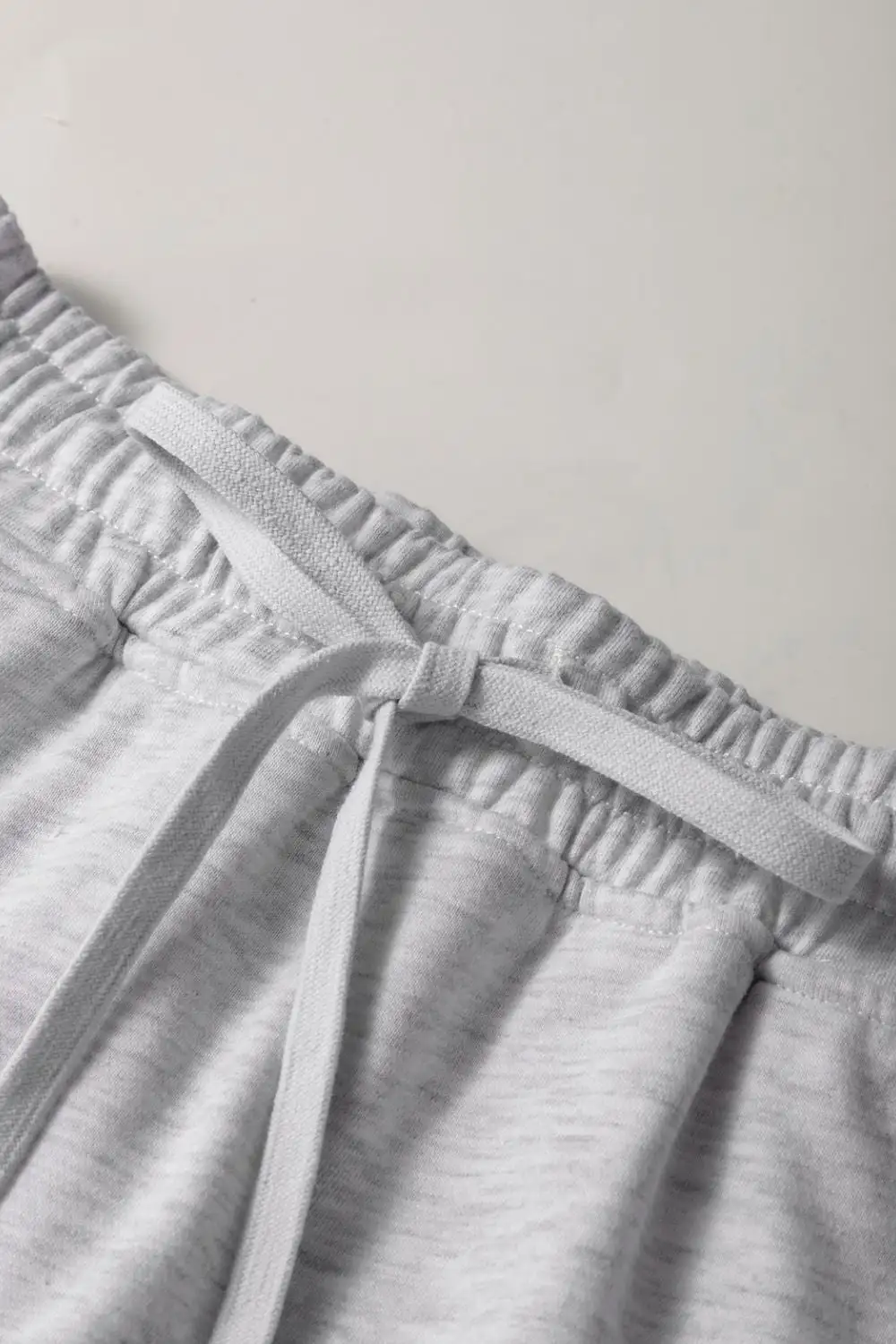 French Terry Drawstring Mini Skort Pocket Skirt