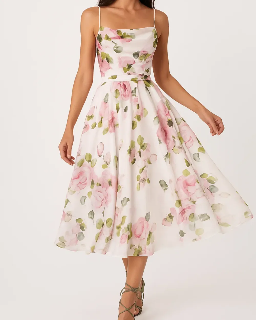  Flowy Midi Dress