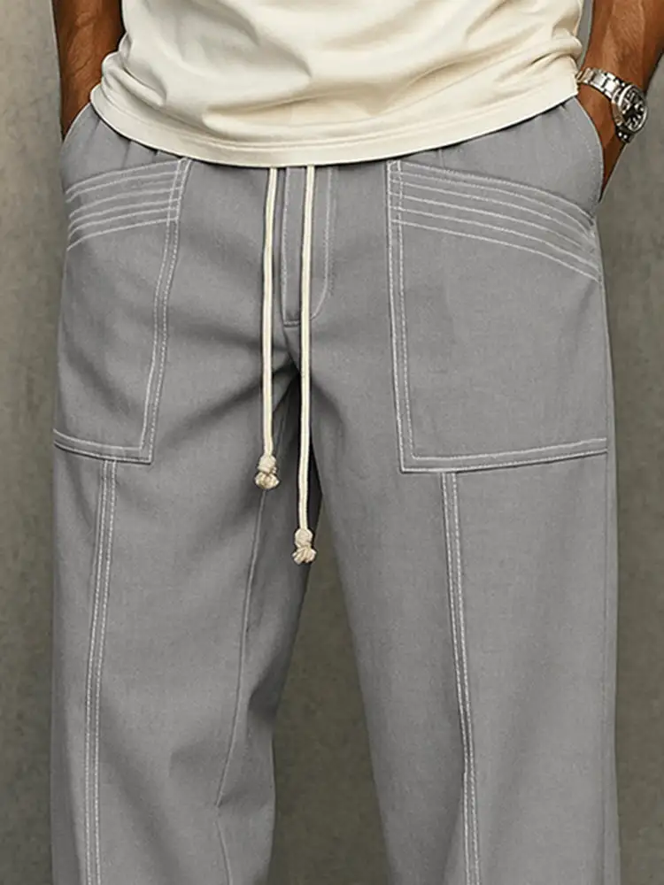 Classic Drawstring Waist Pants