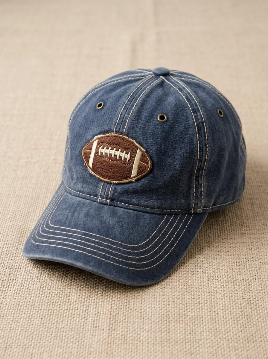 Men's Gridiron American Football Fan Ball Embroidered Baseball Cap