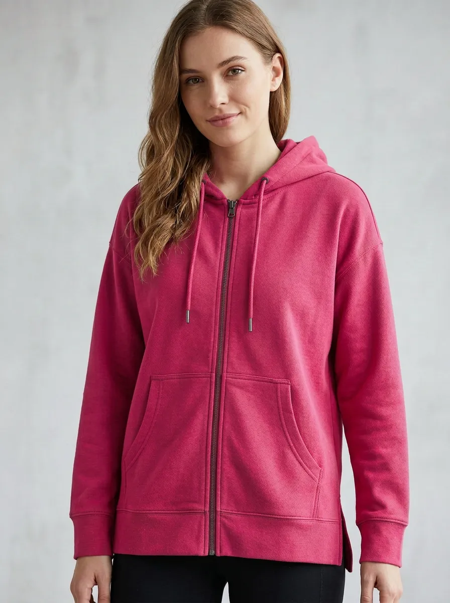 Women's Zip-Up Casual Hoodie