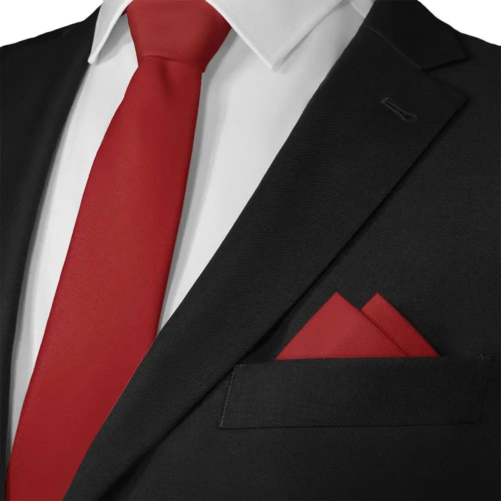 Dapper Minimal Solid Pocket Square