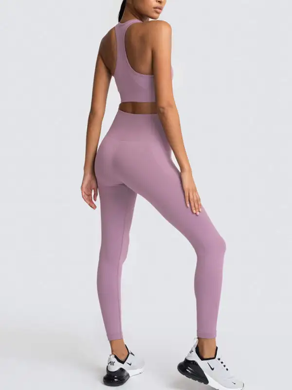 Beautiful Back High Waist Peach Hip Top
